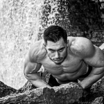 Ovidiu at Jägala waterfall