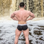 Ovidiu at Jägala waterfall