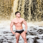 Ovidiu at Jägala waterfall