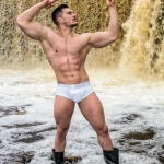 Ovidiu at Jägala waterfall