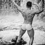 Ovidiu at Jägala waterfall